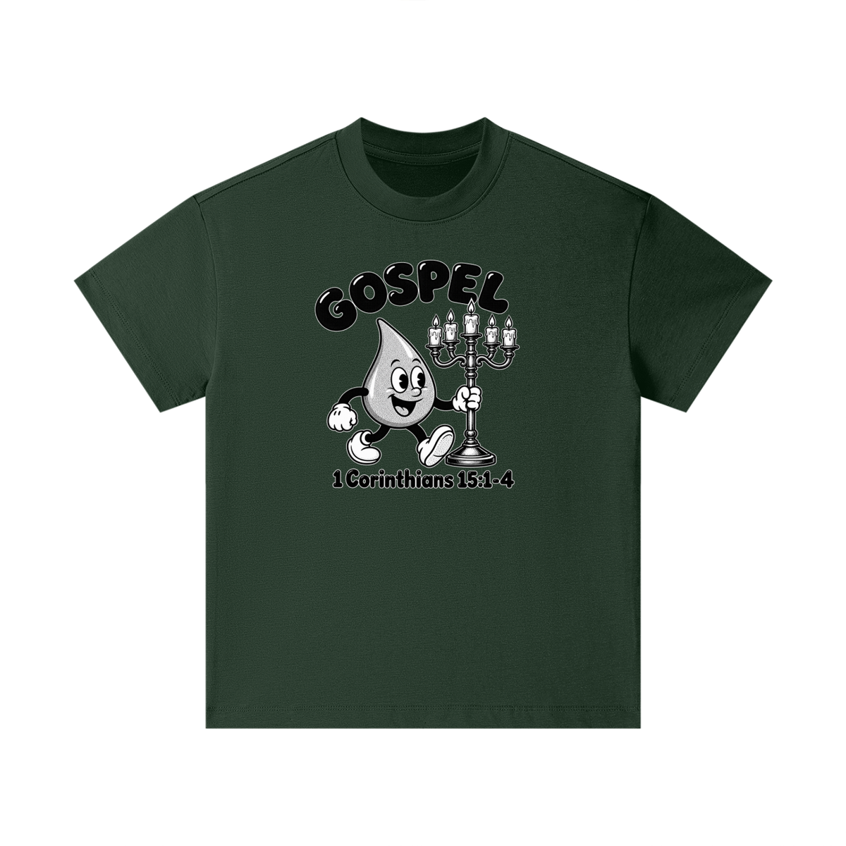 GOSPEL 1 Corinthians 15:1-4 Kids T-Shirt