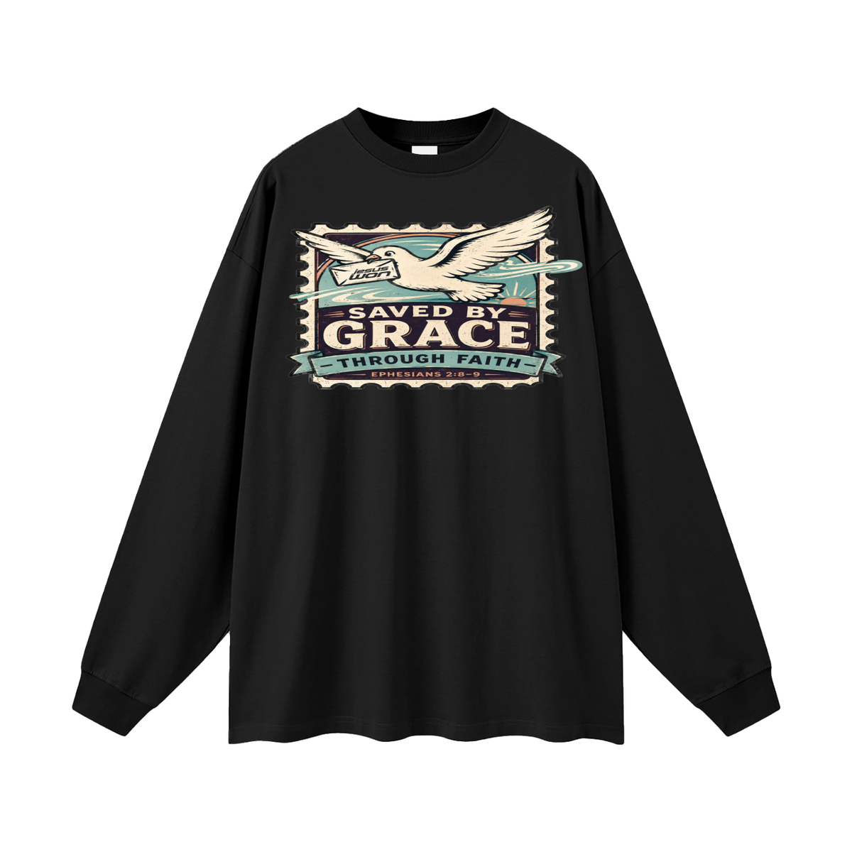 Saved by Grace through Faith Long Sleeve T-Shirt