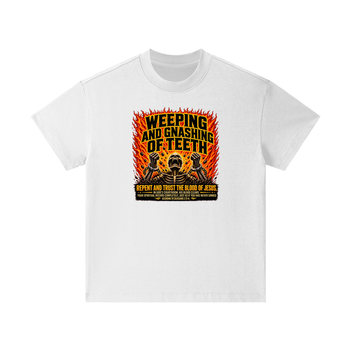 WEEPING AND GNASHING OF TEETH Kids T-Shirt