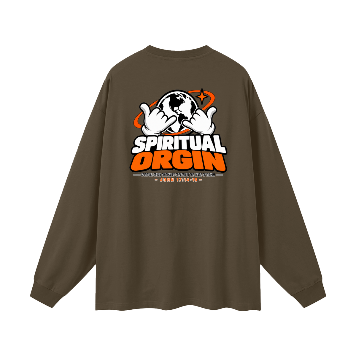 SPIRITUAL ORGIN - SPIRITUAL ORGIN ORIGINALLY CREATED IN THE IMAGE OF ELOHIM- Long Sleeve T-Shirt