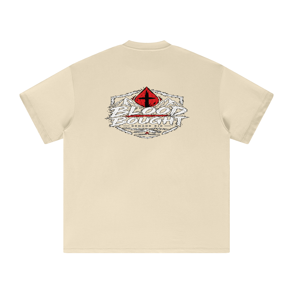 BLOOD BOUGHT - ROMANS 5:9 - T-Shirt