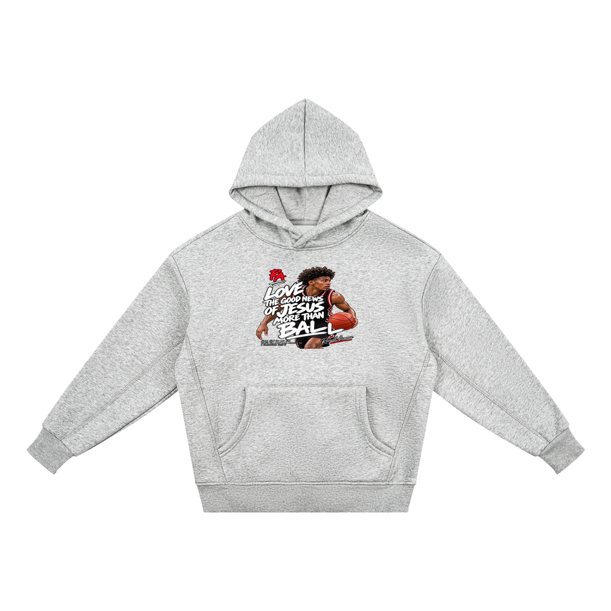 LOVE THE GOOD NEWS OF JESUS MORE THAN BALL youth Hoodie