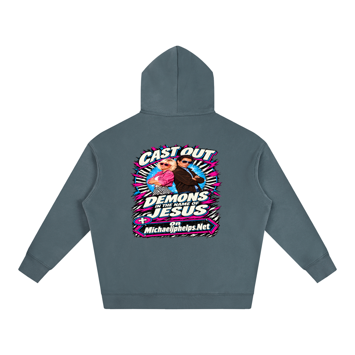 Cast out demons in the name of Jesus on Michaeljphelps.Net Hoodie