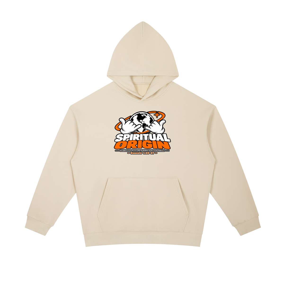 SPIRITUAL ORGIN SPIRITUAL ORGIN ORIGINALLY CREATED IN THE IMAGE OF ELOHIM - GENESIS 1:26-27 - Hoodie