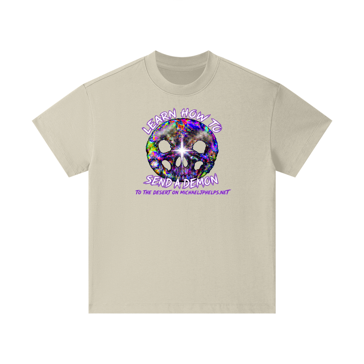 LEARN HOW TO SEND A DEMON TO THE DESERT ON MICHAELJPHELPS.NET Kids T-Shirt
