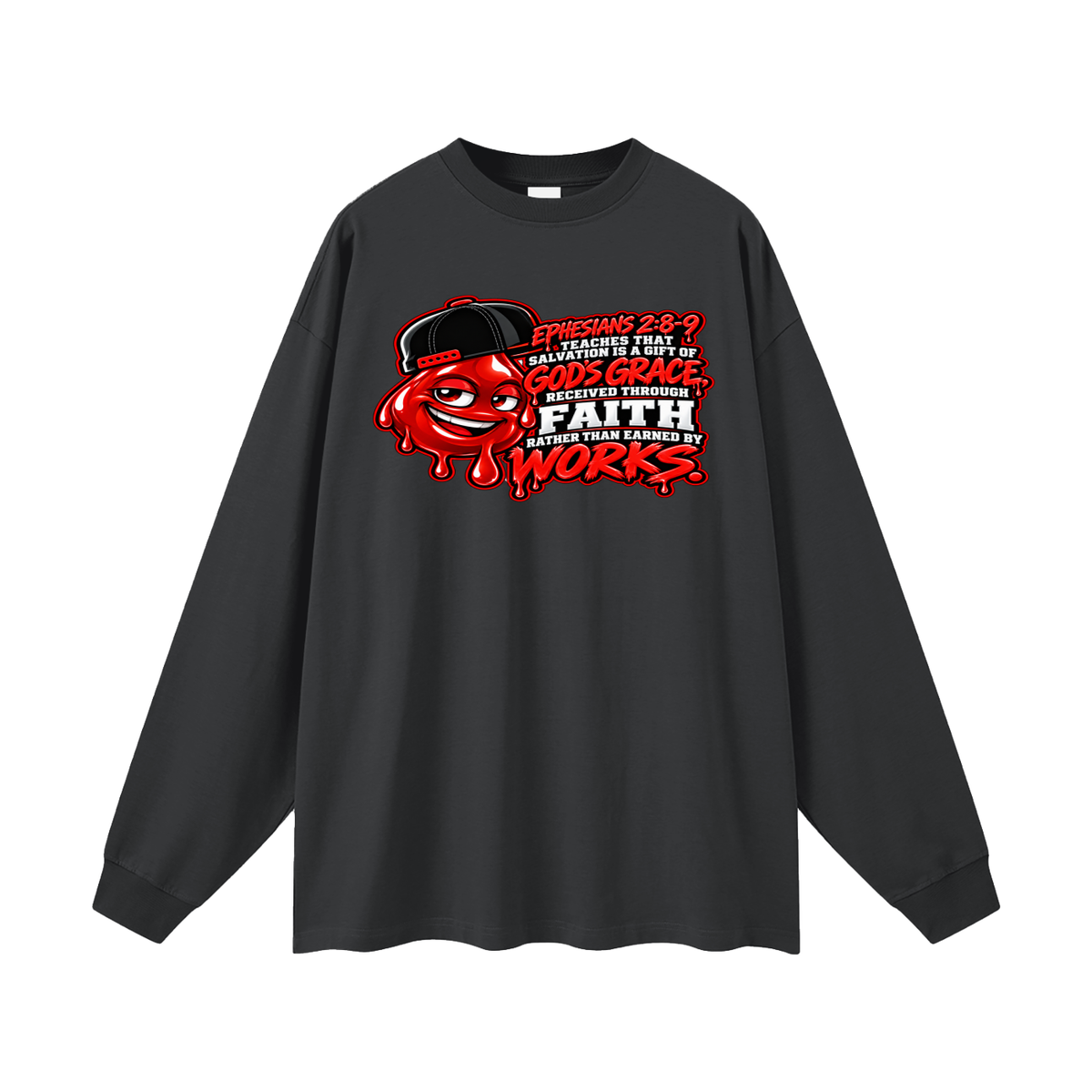Ephesians 2:8-9 inspired Long Sleeve T-Shirt