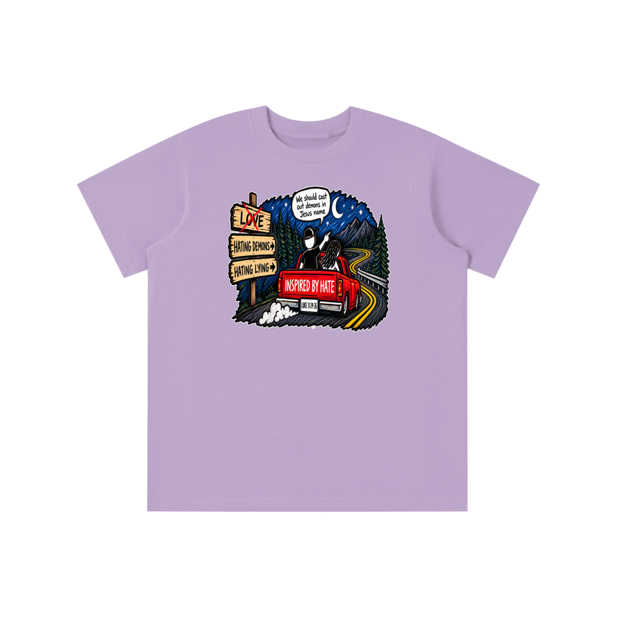 INSPIRED BY HATE youth T-shirt
