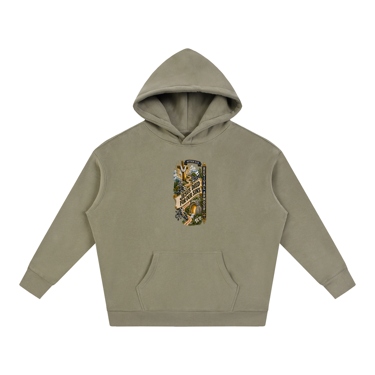 MATTHEW 20:28 Jesus died for our sins REVIVAL ARMOUR Hoodie