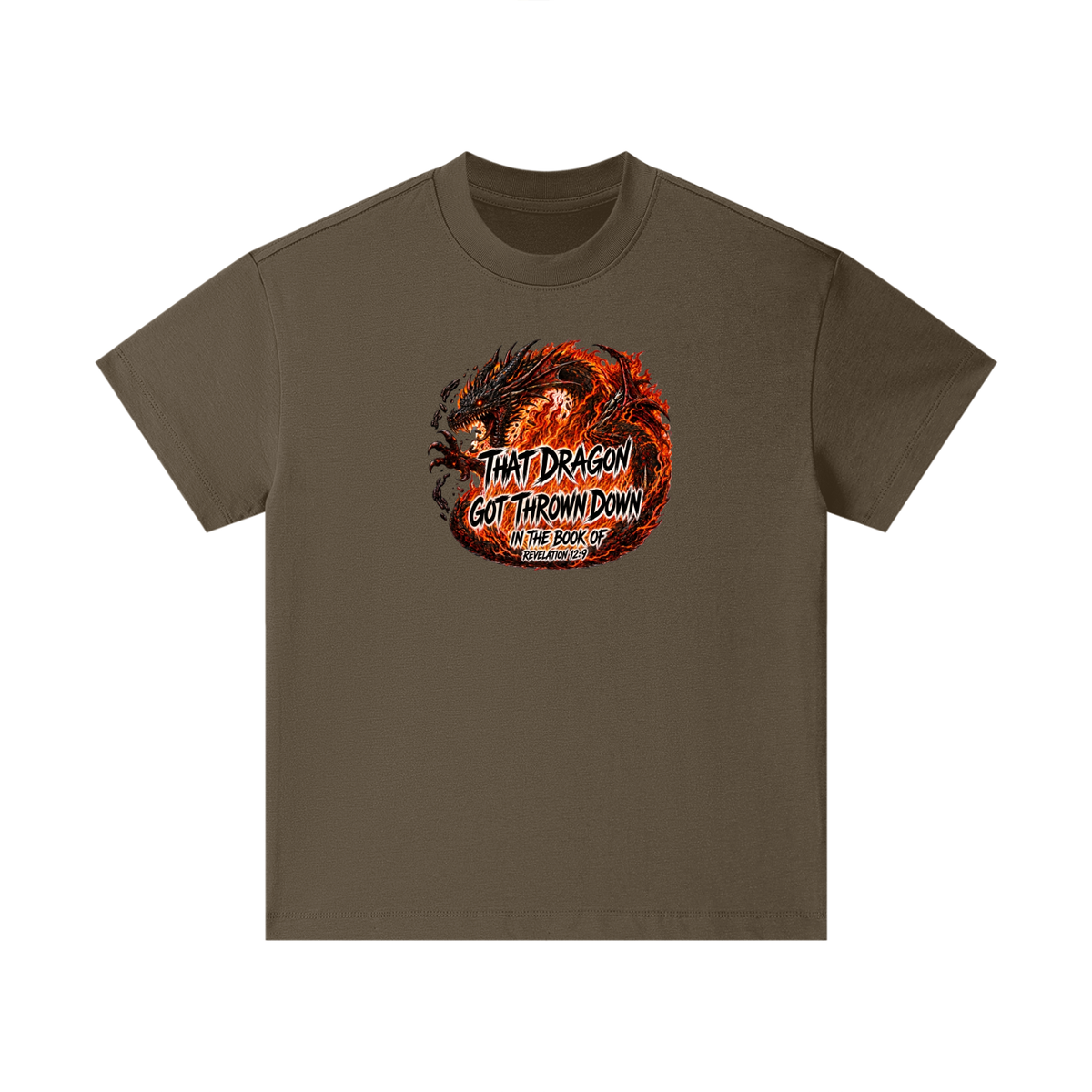 THAT DRAGON GOT THROWN DOWN IN THE BOOK OF REVELATION 12:9 Kids T-Shirt