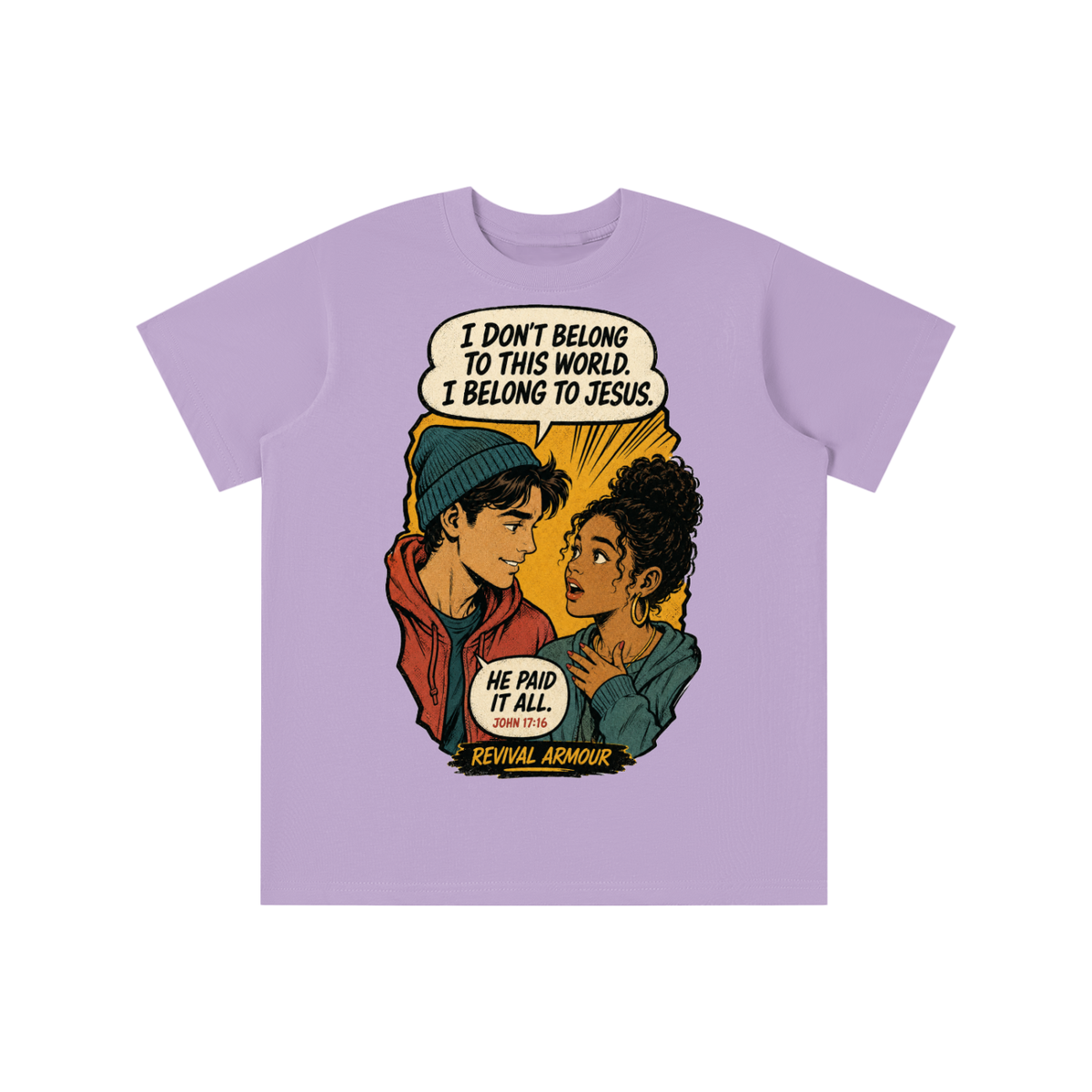 John 17:16 inspired youth T-shirt