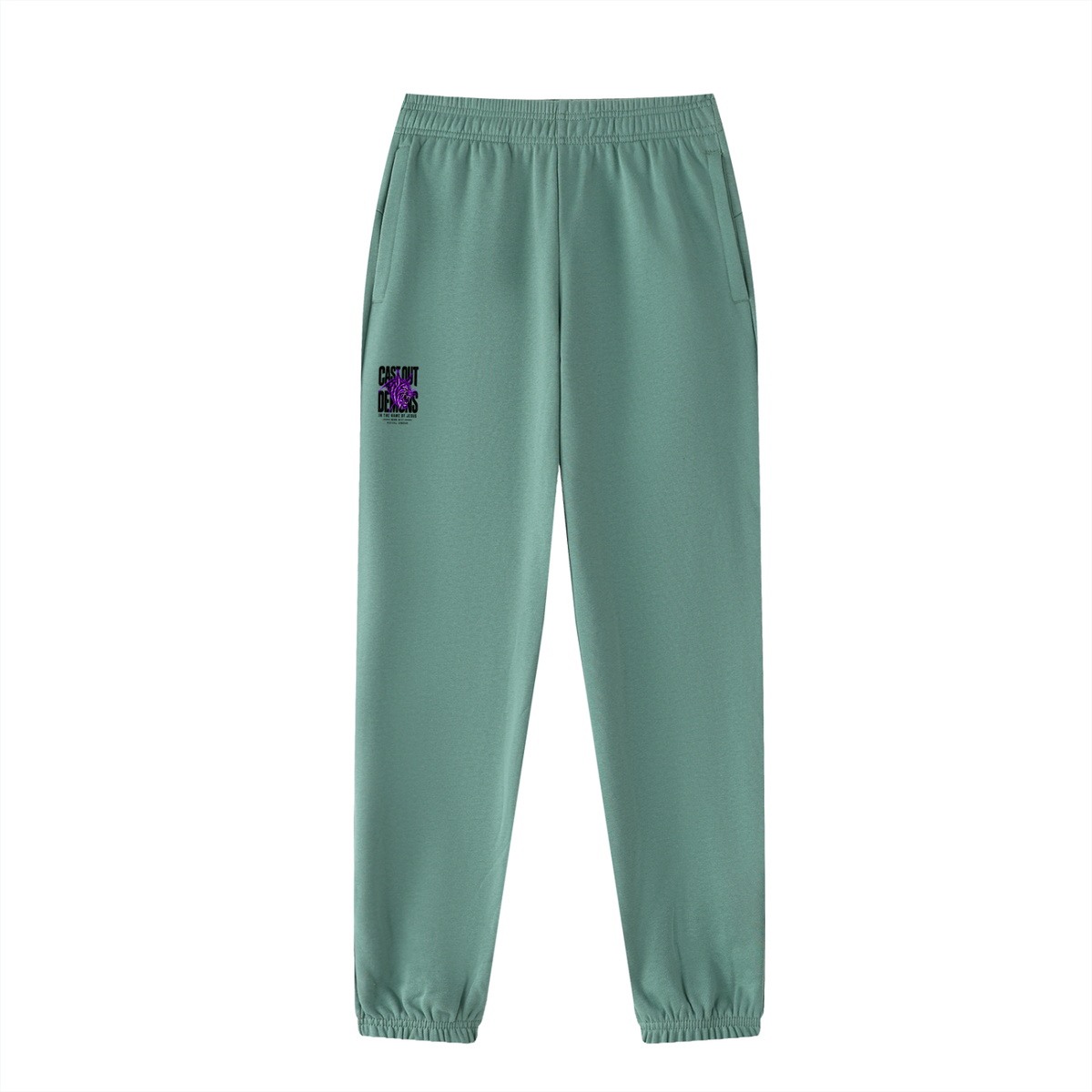 CAST OUT DEMONS IN THE NAME OF JESUS MARK 16:17 REVIVAL ARMOUR Sweatpants