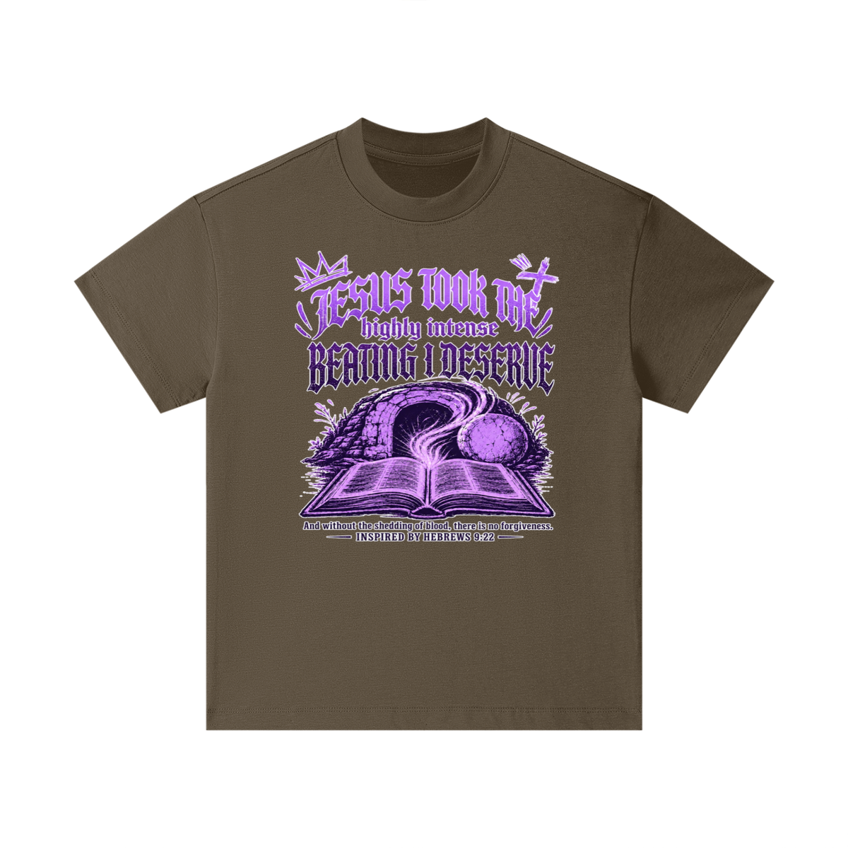 JESUS TOOK THE highly intense BEATING I DESERVE And without the shedding of blood, there is no forgiveness. INSPIRED BY HEBREWS 9:22 Kids T-Shirt