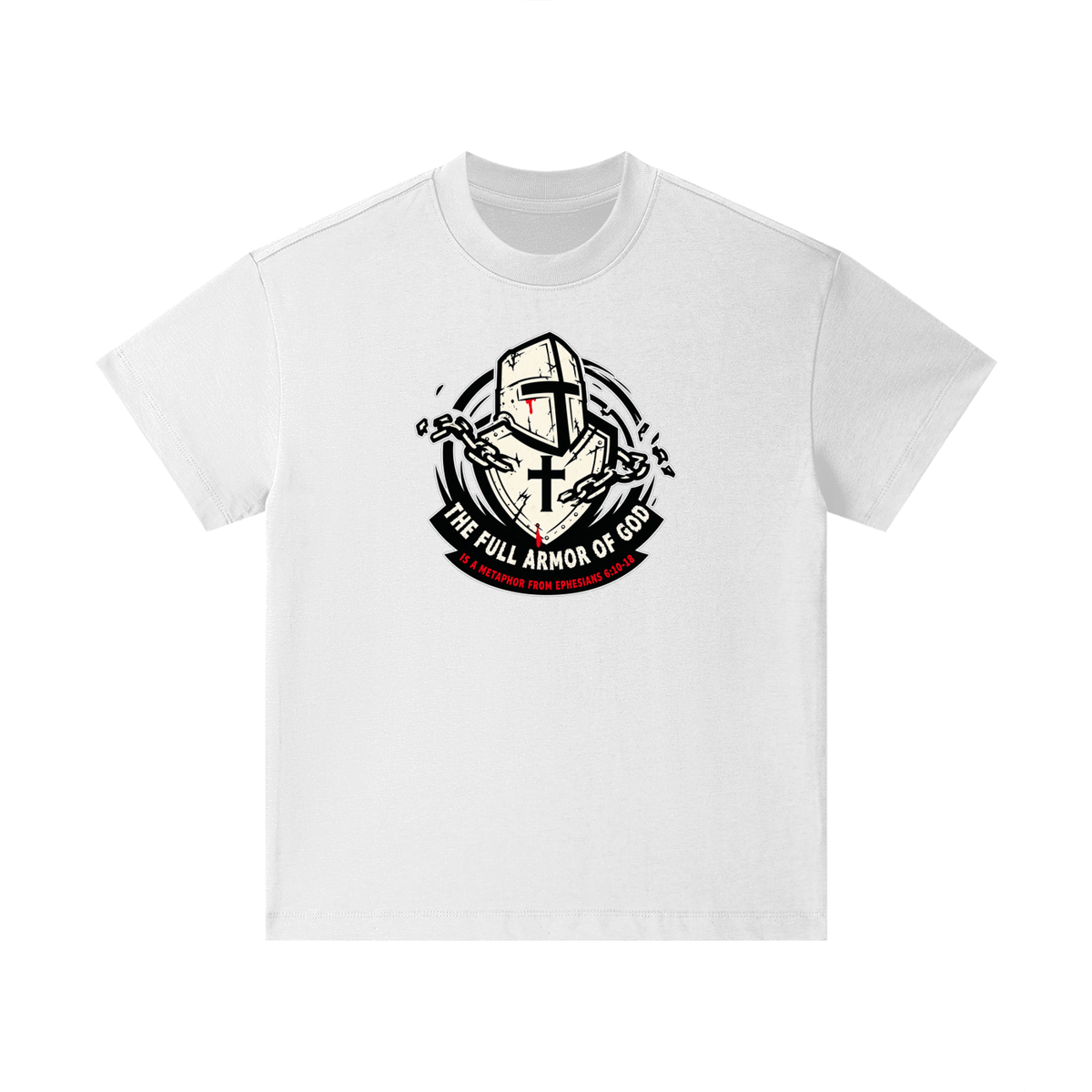 THE FULL ARMOR OF GOD IS A METAPHOR FROM EPHESIANS 6:10-18 Kids T-Shirt