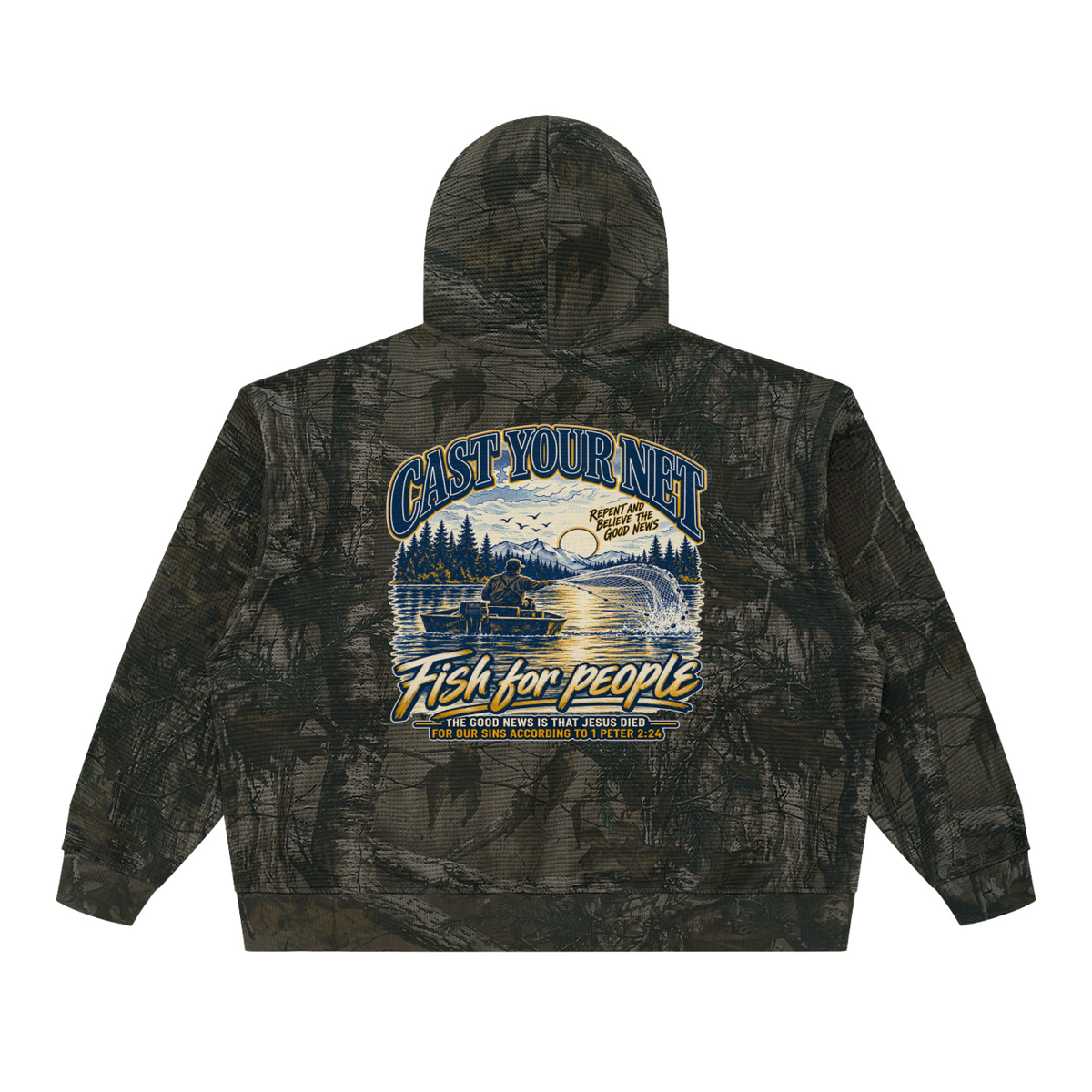 ETERNAL TORMENT IS A REAL POSSIBILITY CAMO Hoodie