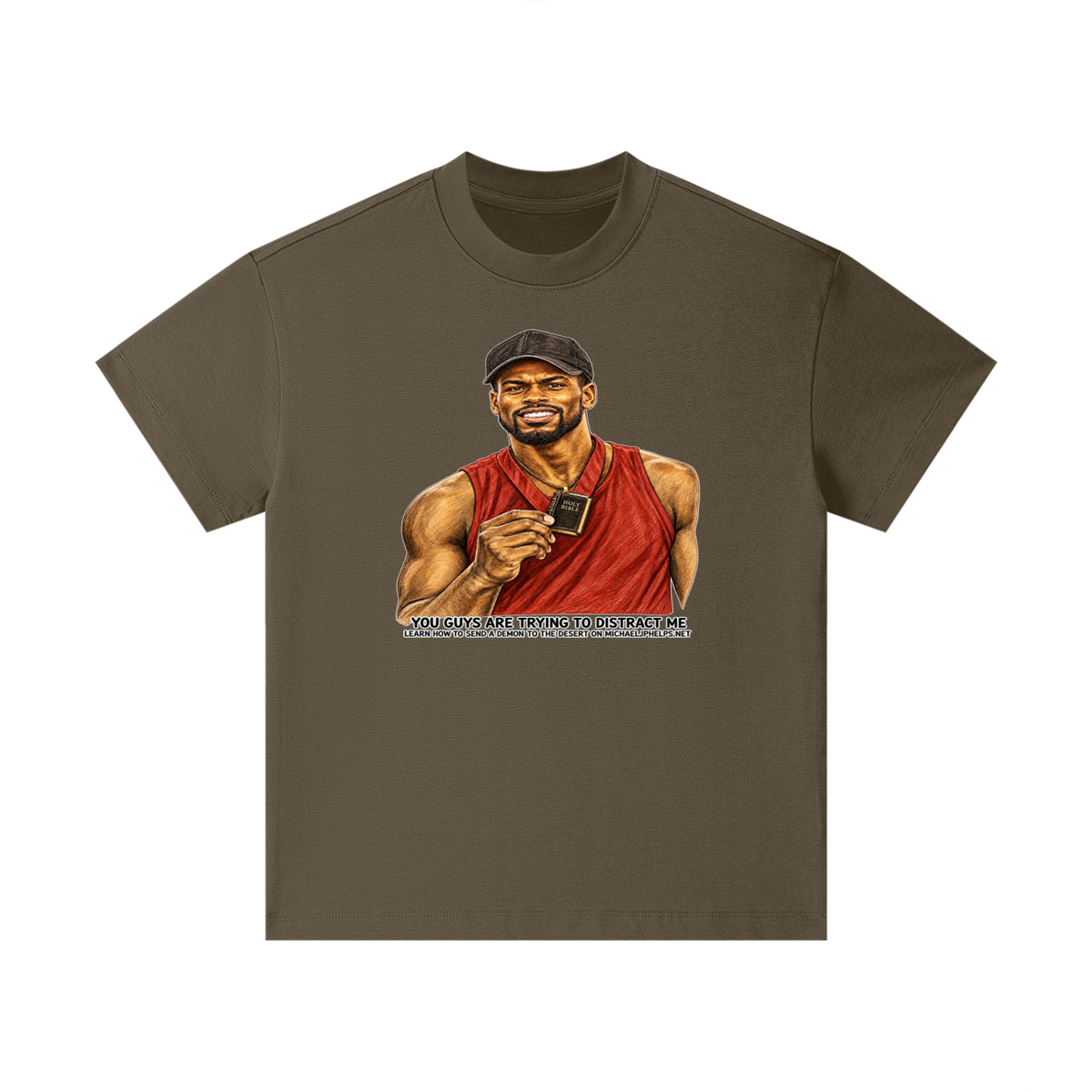 YOU GUYS ARE TRYING TO DISTRACT ME LEARN HOW TO SEND A DEMON TO THE DESERT ON MICHAELJPHELPS.NET Kids T-Shirt