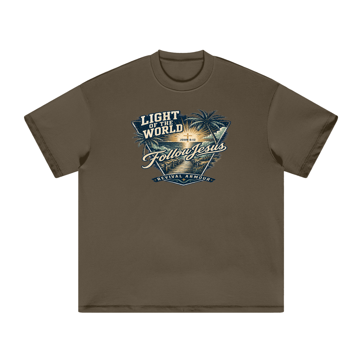LIGHT OF THE WORLD FOLLOW JESUS REVIVAL ARMOUR T-Shirt