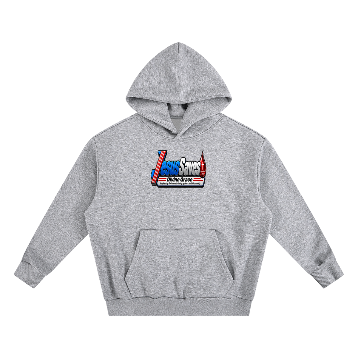 JESUS SVAES (EPHESIANS 2:8-9) DIVINE GRACE INSPIRED BY GOD'S WRATH BEING AGAINST SINFUL HUMANITY Hoodie