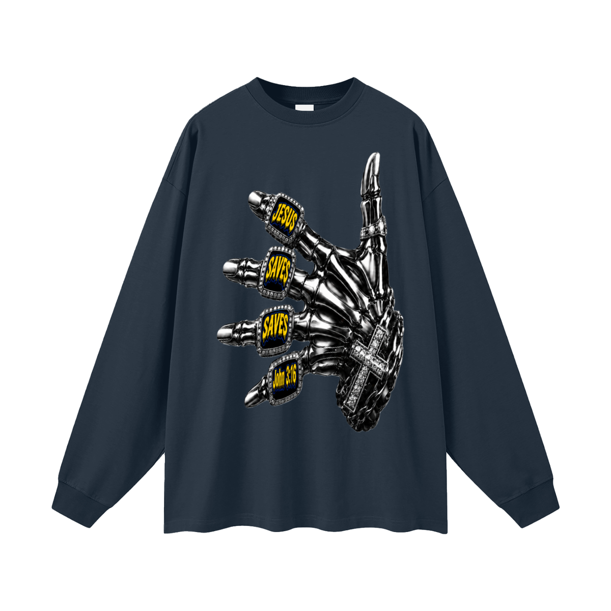 Jesus saves saves John 3:16 Long Sleeve T-Shirt