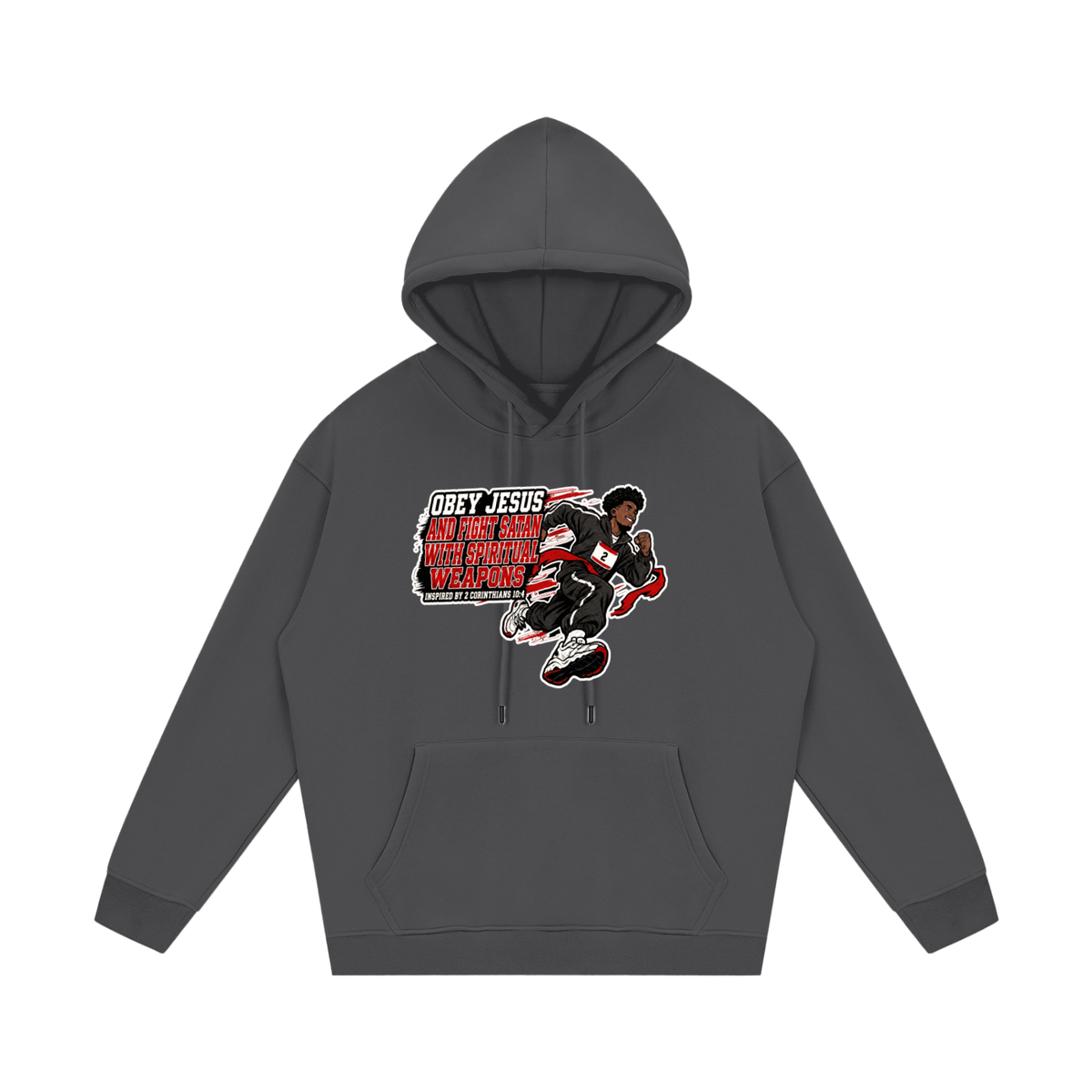 OBEY JESUS AND FIGHT SATAN WITH SPIRITUAL WEAPONS INSPIRED BY 2 CORINTHIANS 10:4 Hoodie