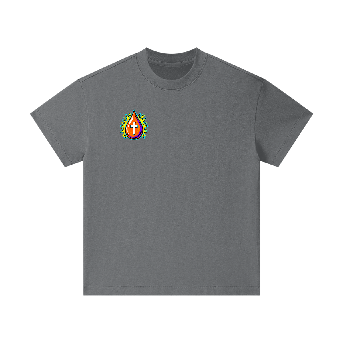 JESUS DIED ONCE BACKED UP BY Romans 6:9-10 Kids T-Shirt