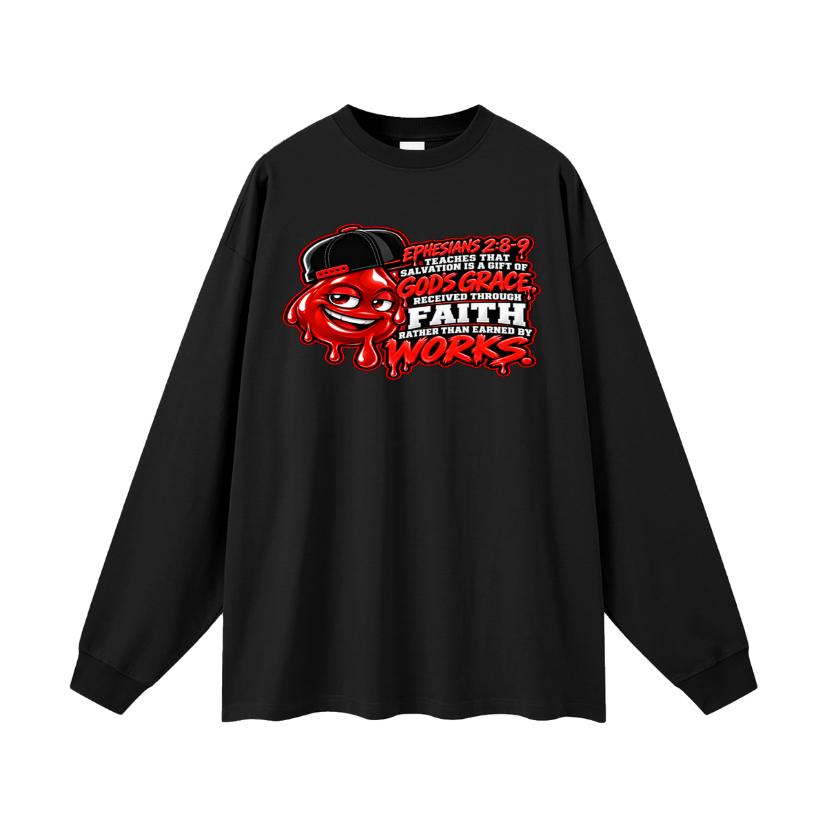 Ephesians 2:8-9 inspired Long Sleeve T-Shirt