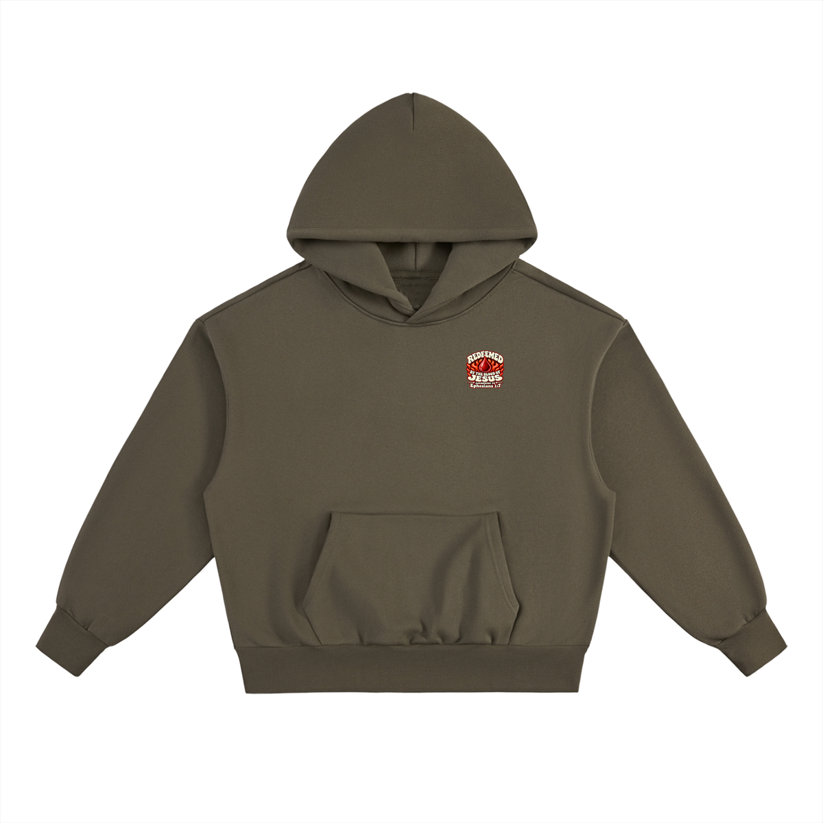 REDEEMED BY THE BLOOD OF JESUS ACCORDING TO EPHESIANS 1:7 IF YOU DON'T REPENT YOU'LL BURN FOREVER ACCORDING TO MARK 9:43-48 Hoodie