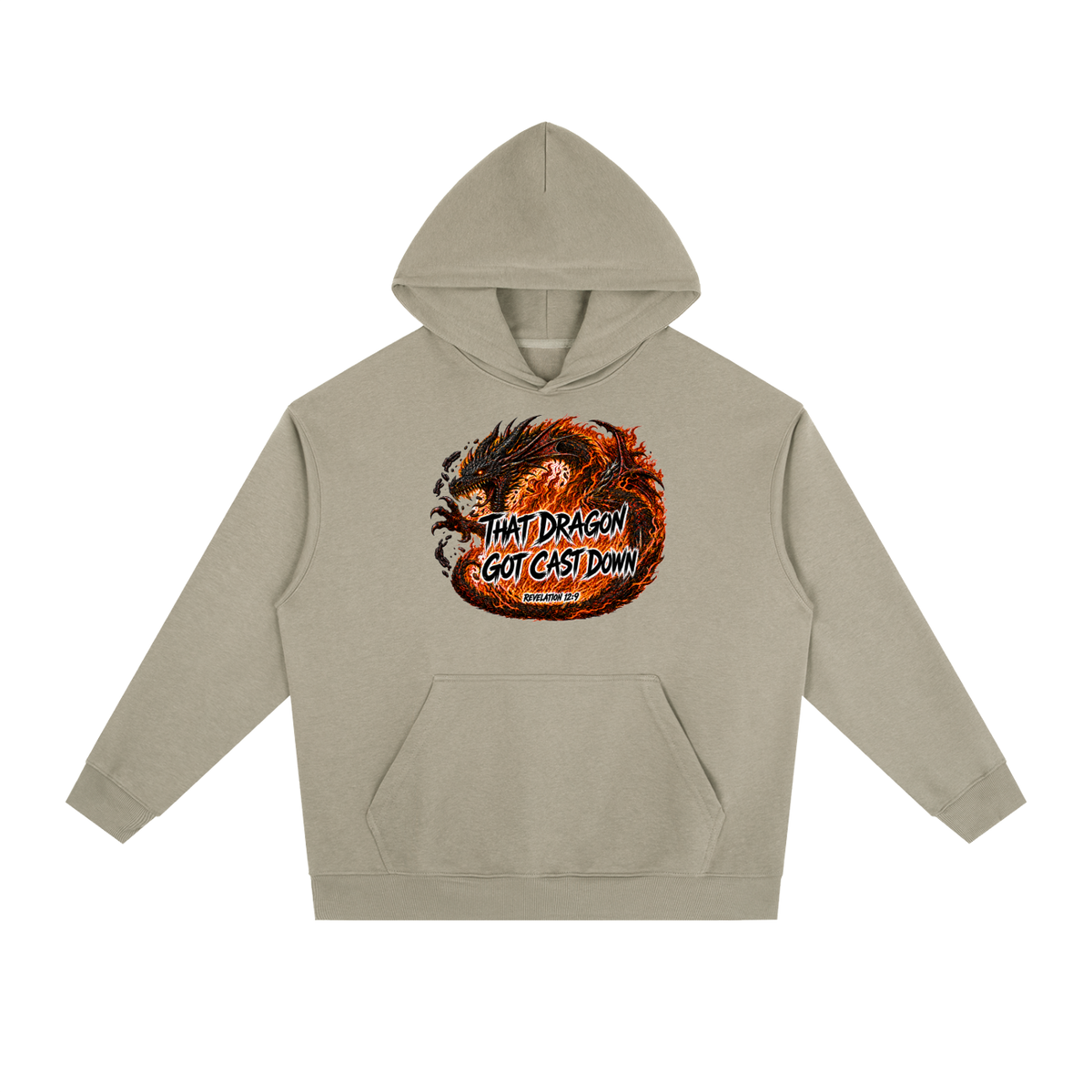 That dragon got cast down Hoodie