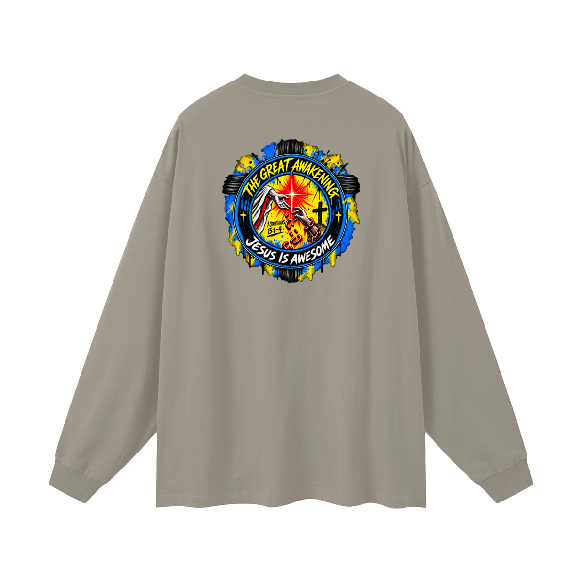 THE GREAT AWAKENING JESUS IS AWESOME Long Sleeve T-Shirt