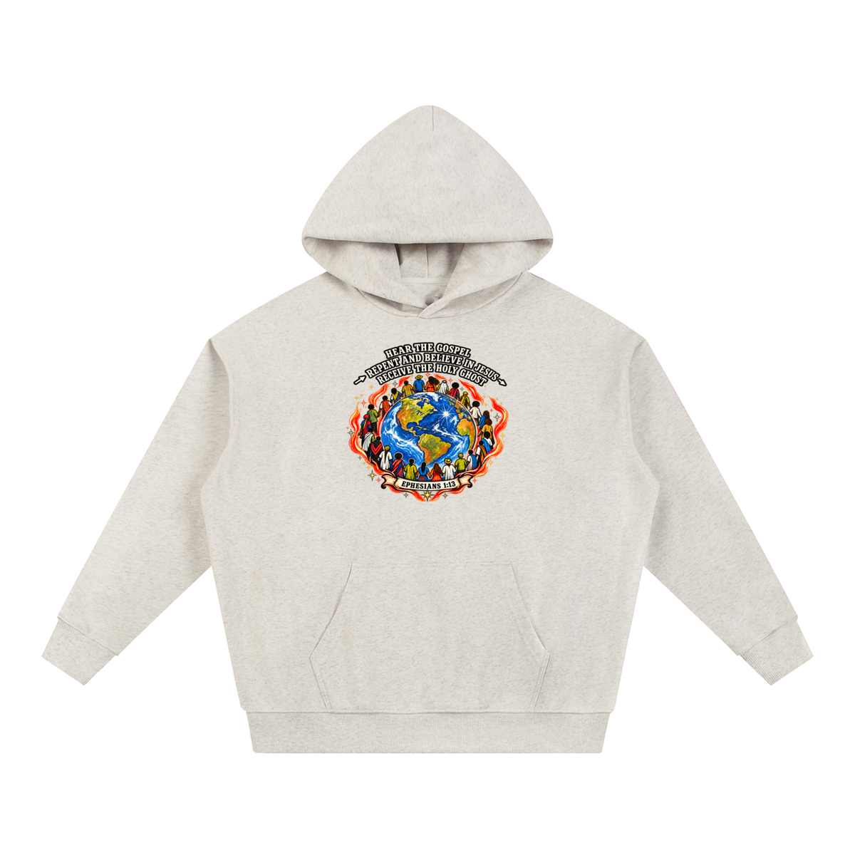 Hear the Gospel > repent and believe in Jesus > Receive the Holy Ghost Hoodie