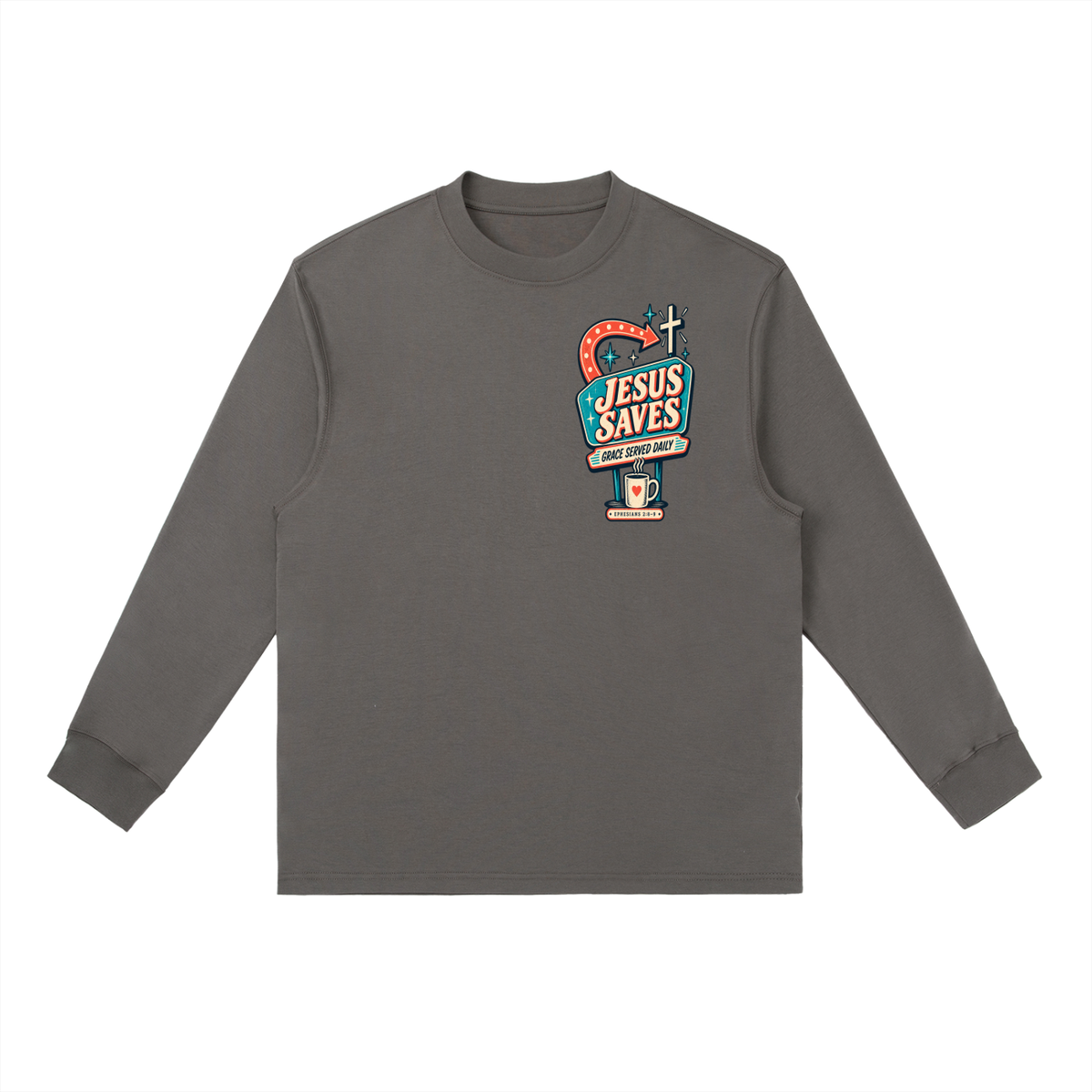 Jesus saves Long-Sleeve T-Shirt