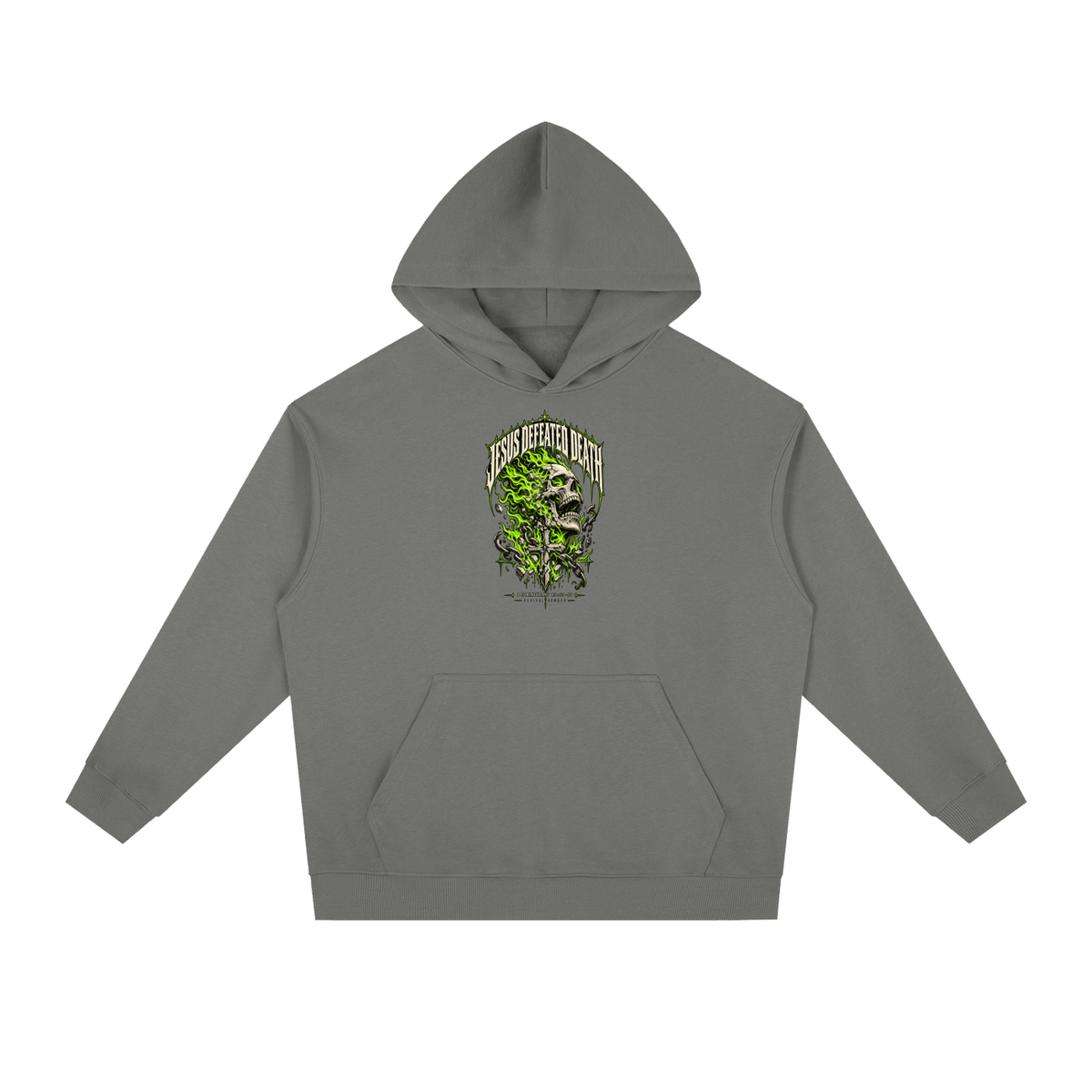 JESUS DEFEATED DEATH - 1 CORINTHIANS 15:55-57- Hoodie