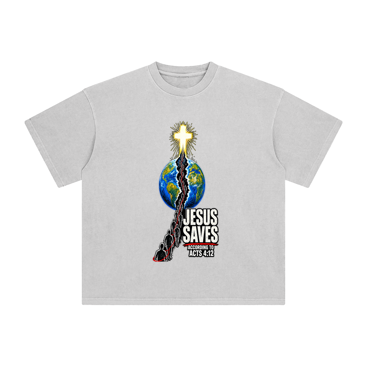 JESUS SAVES ACCORDING TO ACTS 4:12 T-Shirt