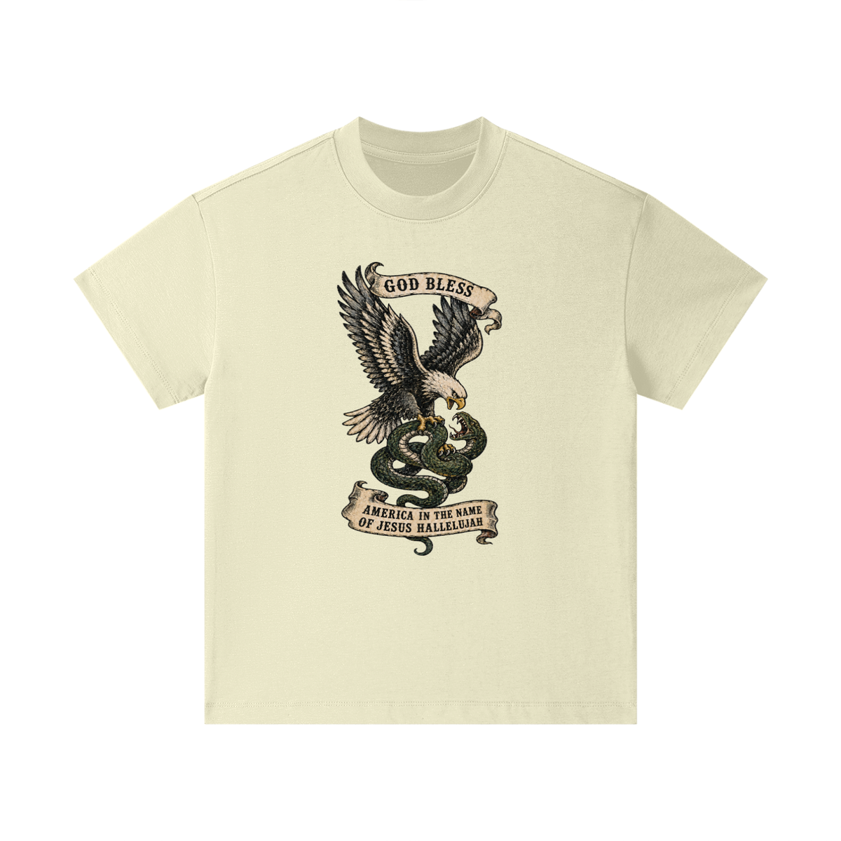GOD BLESS AMERICA IN NAME OF JESUS HALLELUJAH Kids T-Shirt