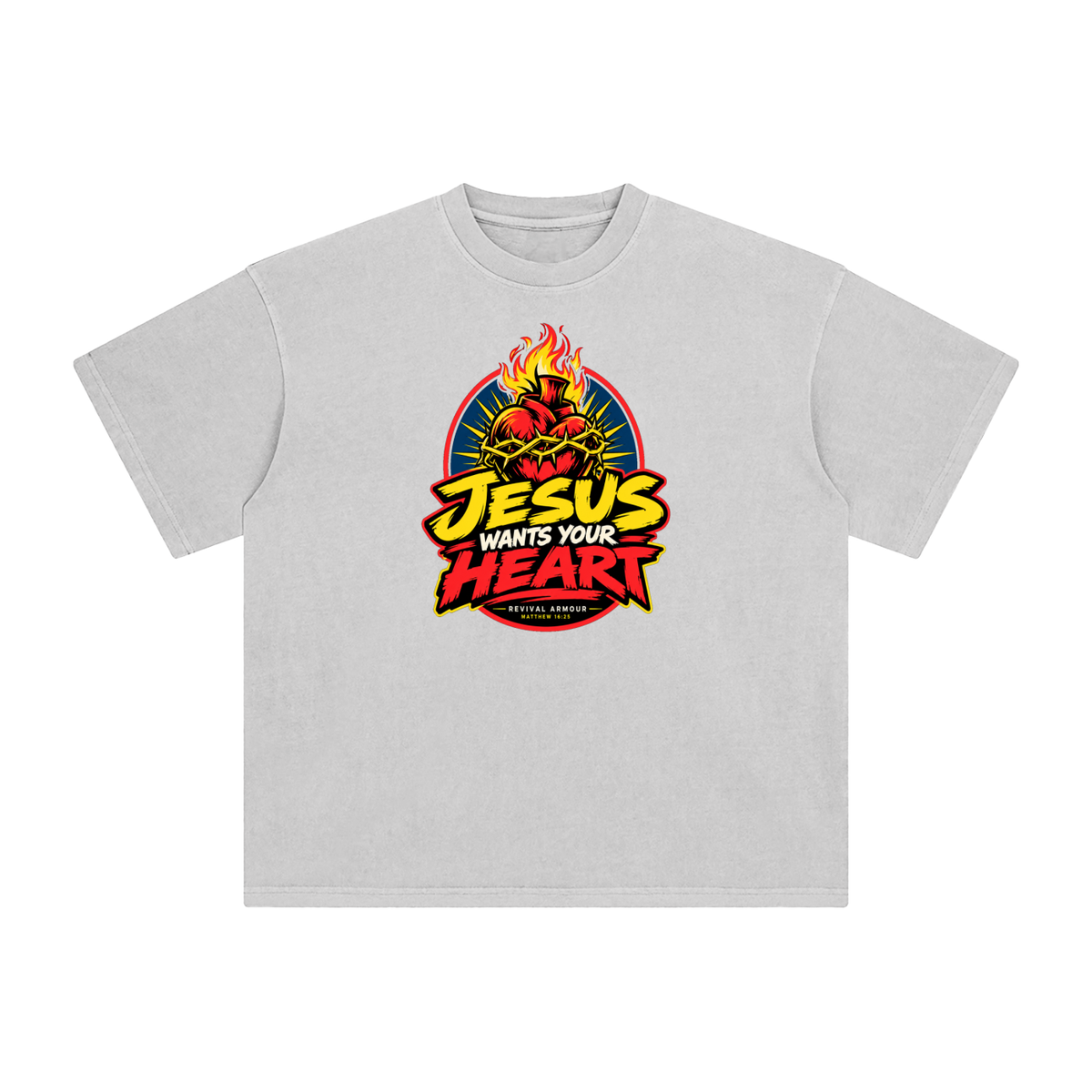 JESUS WANTS YOUR HEART - REVIVAL ARMOUR -  T-Shirt