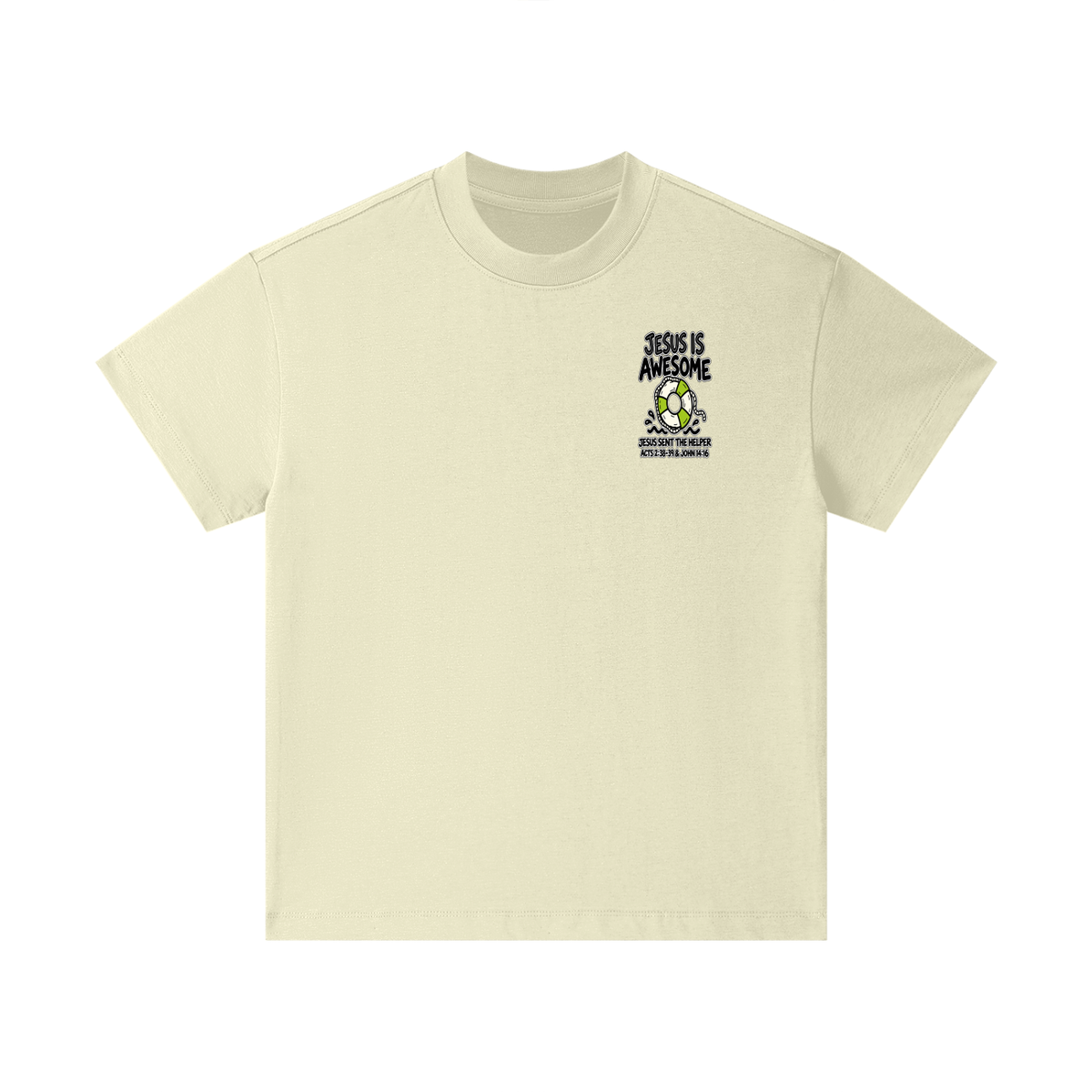 JESUS IS AWESOME JESUS SENT THE HELPER  Kids T-Shirt
