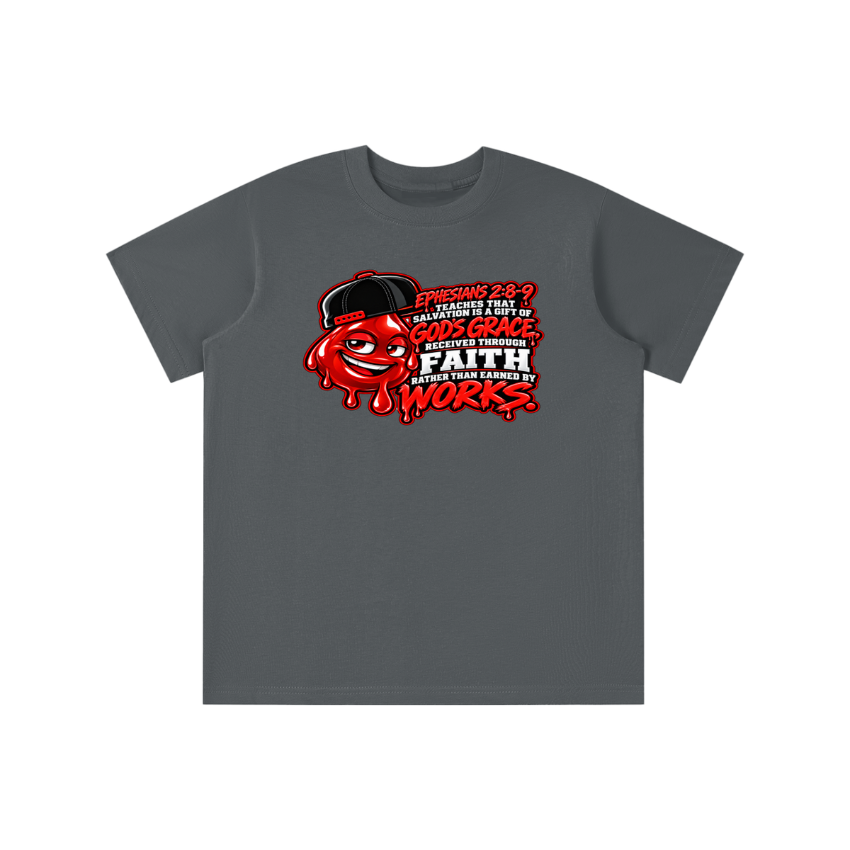 Ephesians 2:8-9 inspired youth T-shirt