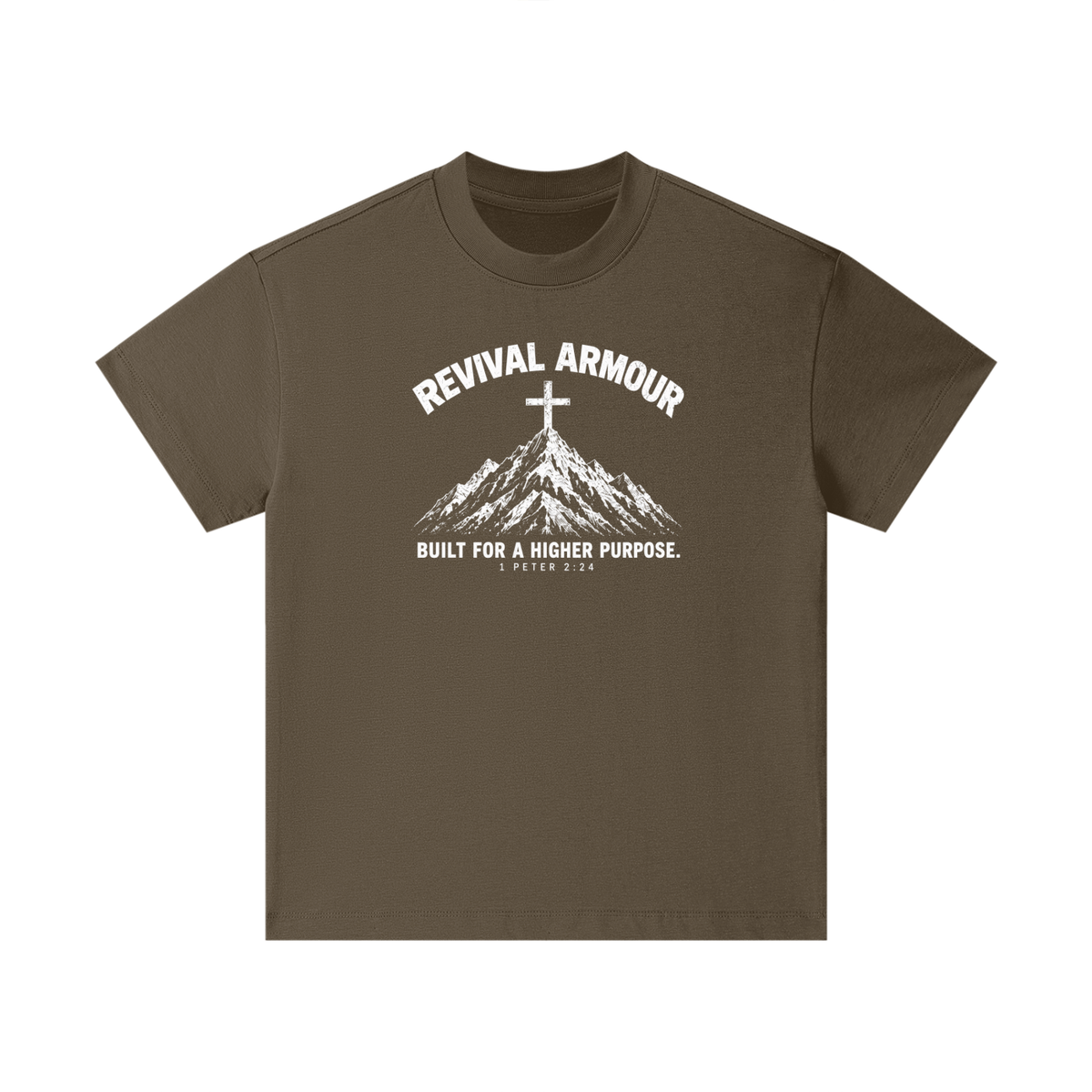 REVIVAL ARMOUR BUILT FOR A HIGHER PURPOSE. 1 PETER 2:24 Kids T-Shirt