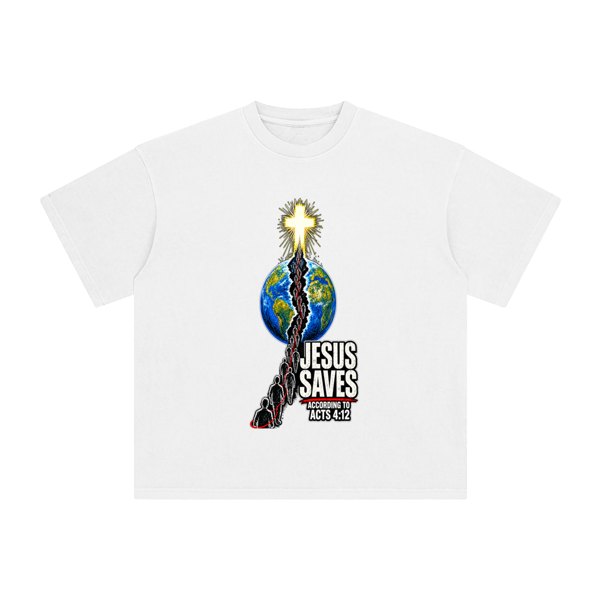 JESUS SAVES ACCORDING TO ACTS 4:12 T-Shirt