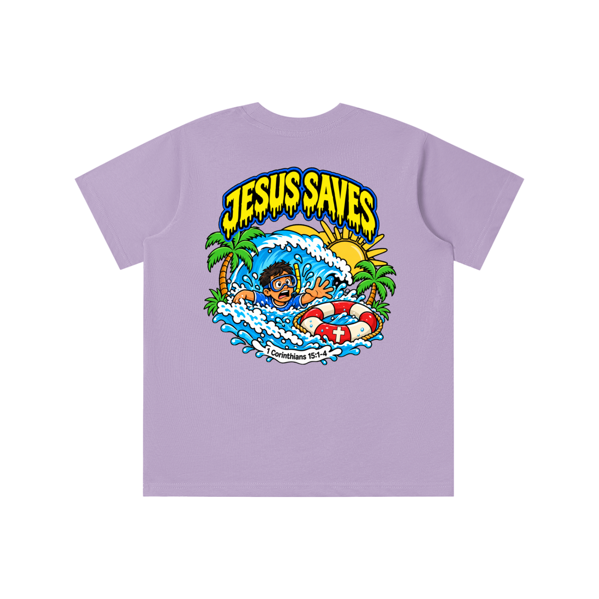Jesus saves youth T-shirt