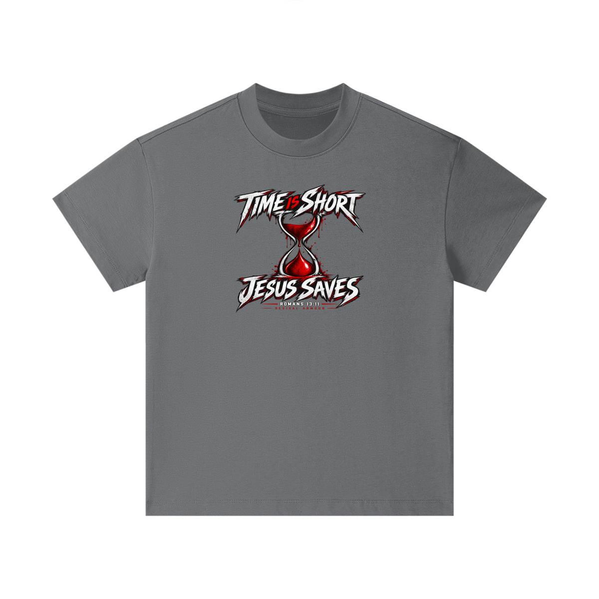 TIME IS SHORT JESUS SAVES ROMANS 13:11 REVIVAL ARMOUR Kids T-Shirt