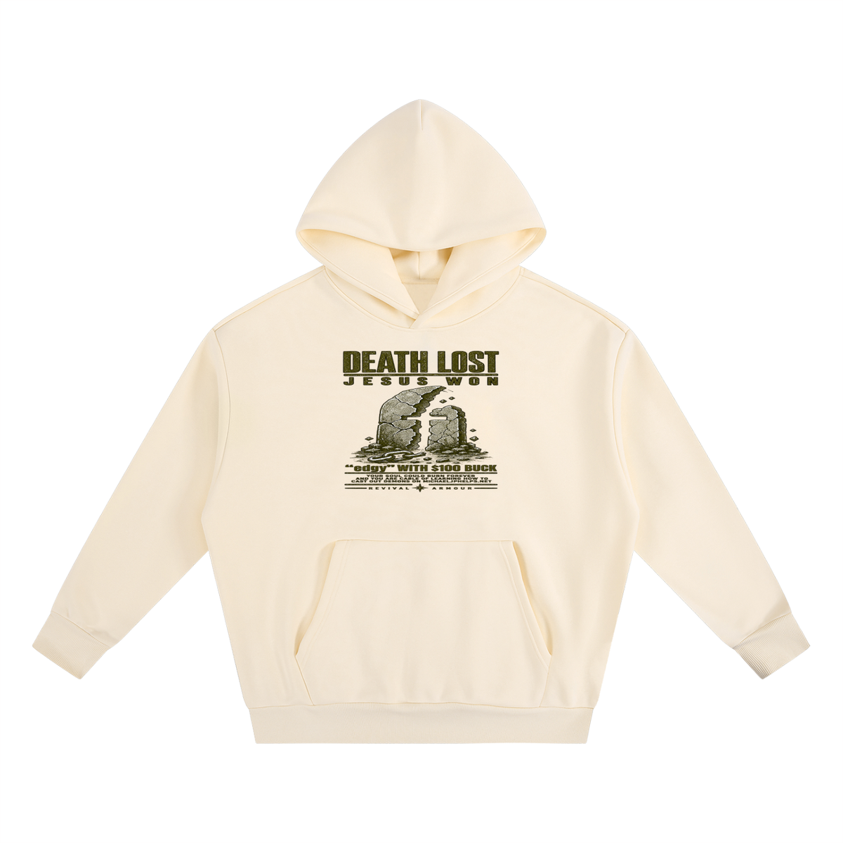 DEATH LOST JESUS WON "edgy" WITH $100 BUCK YOUR SOUL COULD BURN FOREVER AND YOU ARE CABLE OF LEARNING HOW TO CAST OUT DEMONS ON MICHAELJPHELPS.NET Hoodie