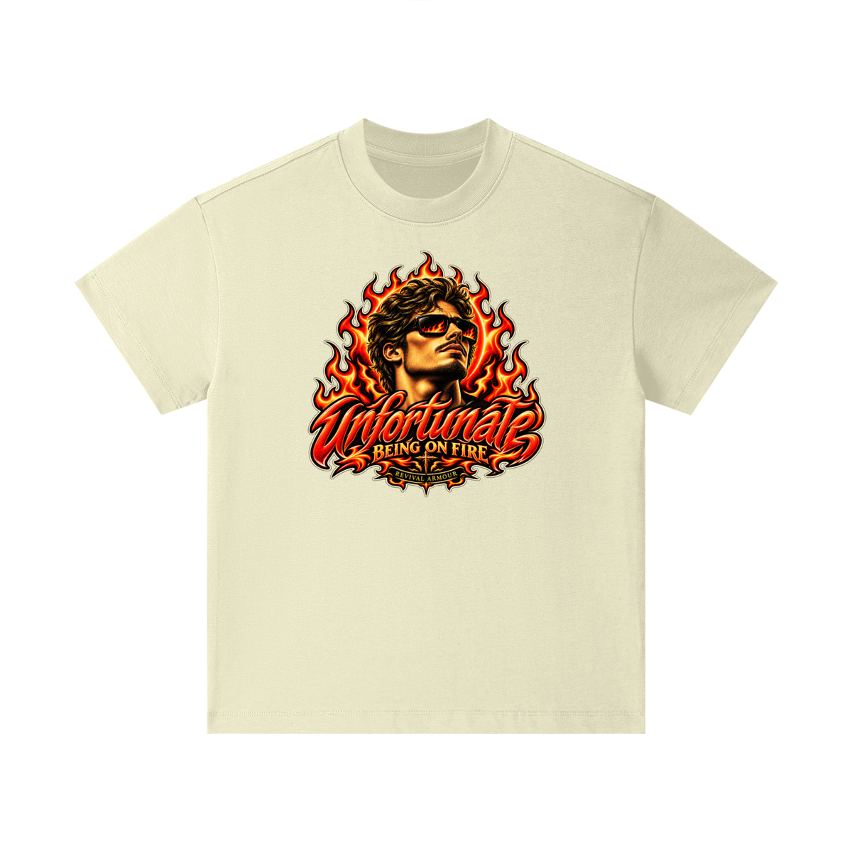 Unfortunate BEING ON FIRE REVIVAL ARMOUR Kids T-Shirt