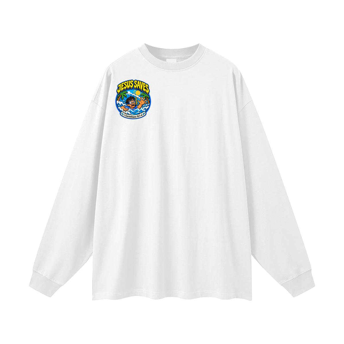 Jesus saves Long Sleeve T-Shirt
