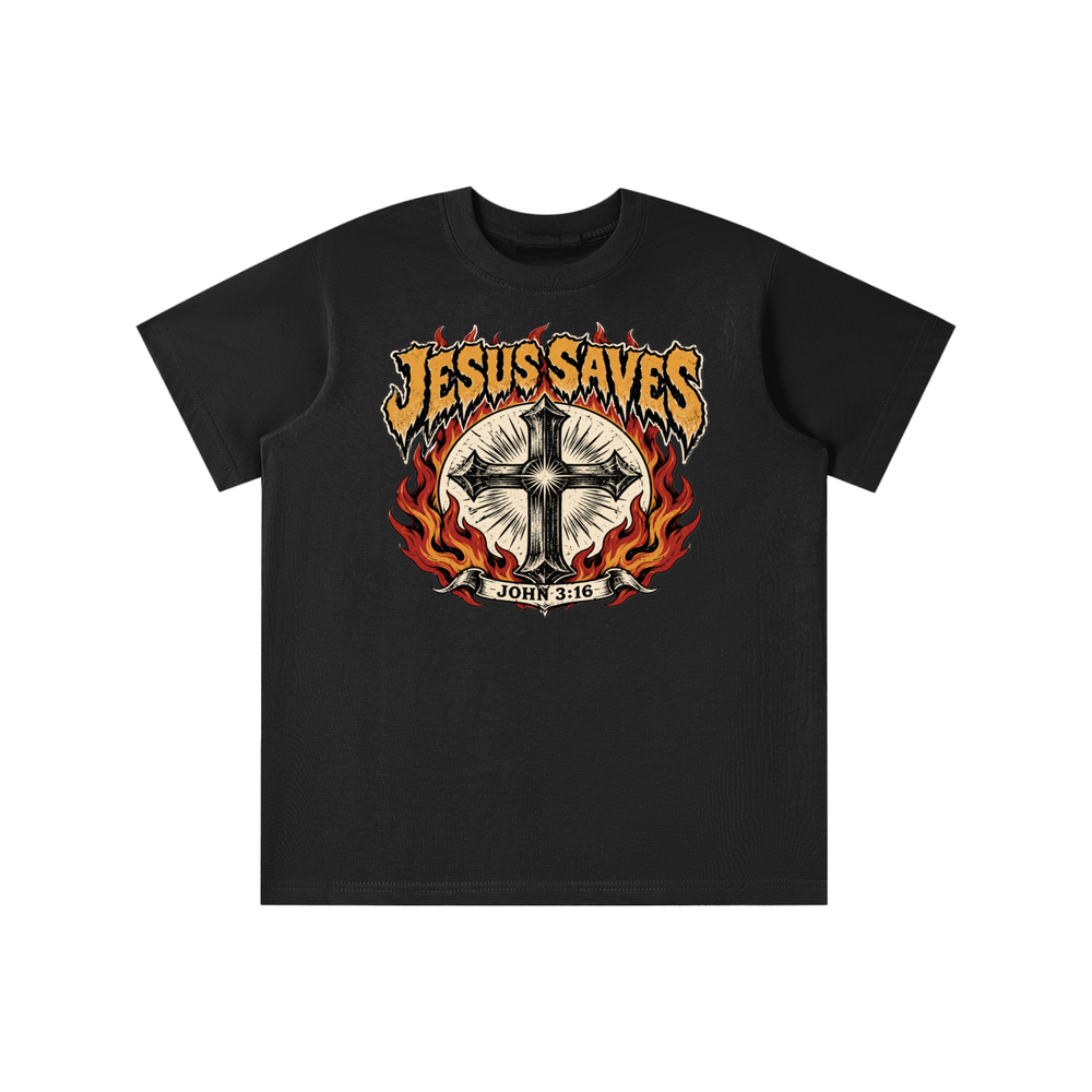 Jesus saves youth T-shirt
