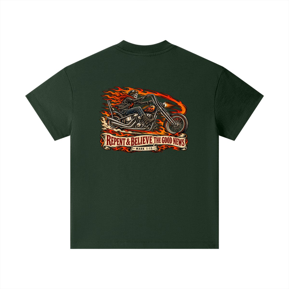 JESUS SAVES REPENT & BELIEVE THE GOOD NEWS - MARK 1:15 - Kids T-Shirt