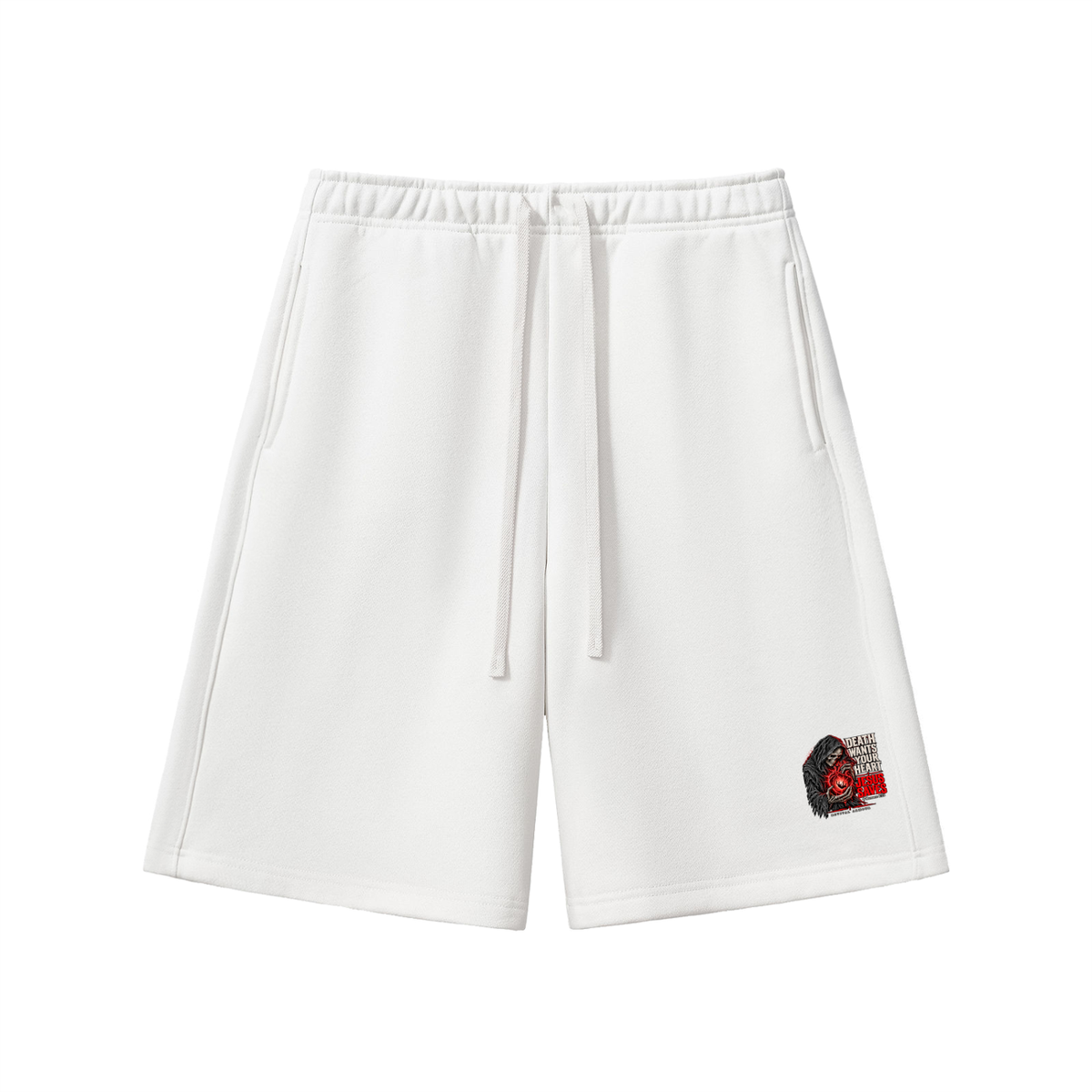 DEATH WANTS YOUR HEART JESUS SAVES ROMANS 6:23 REVIVAL ARMOUR Shorts