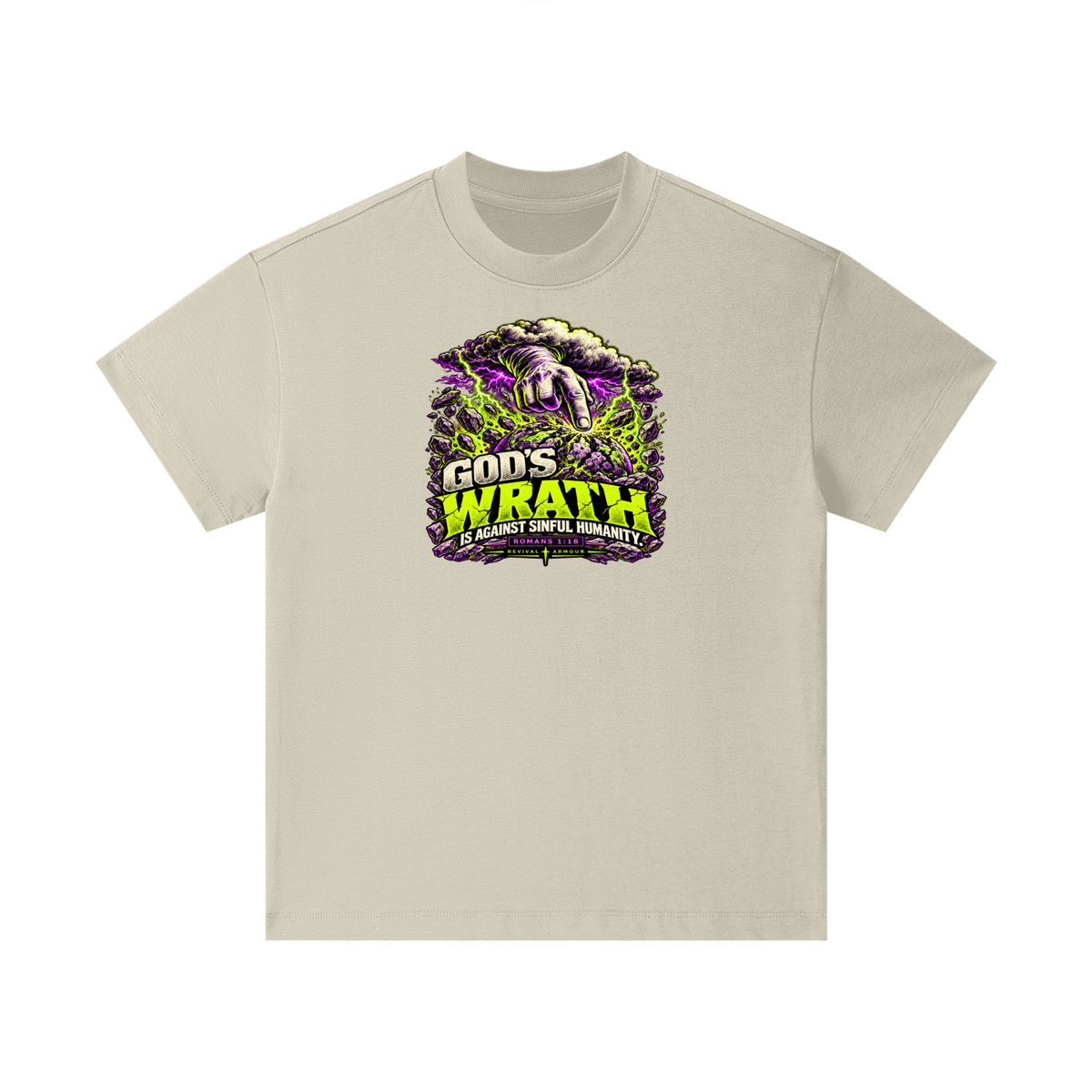 GOD'S WRATH IS AGAINST SINFUL HUMANITY [ROMANS 1:18] Kids T-Shirt
