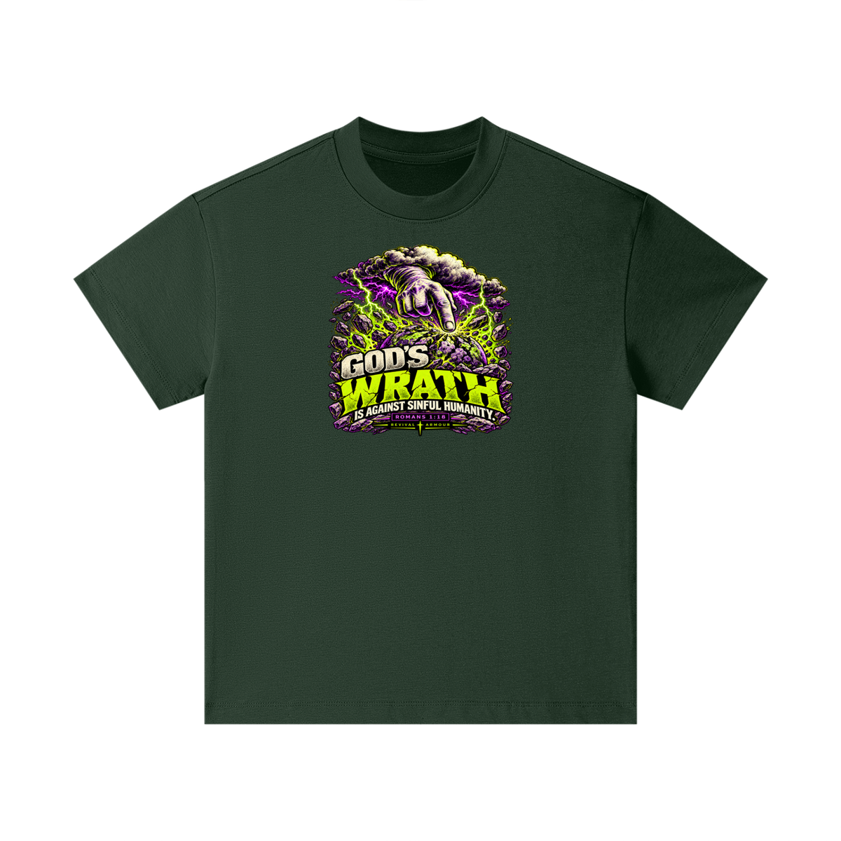 GOD'S WRATH IS AGAINST SINFUL HUMANITY [ROMANS 1:18] Kids T-Shirt