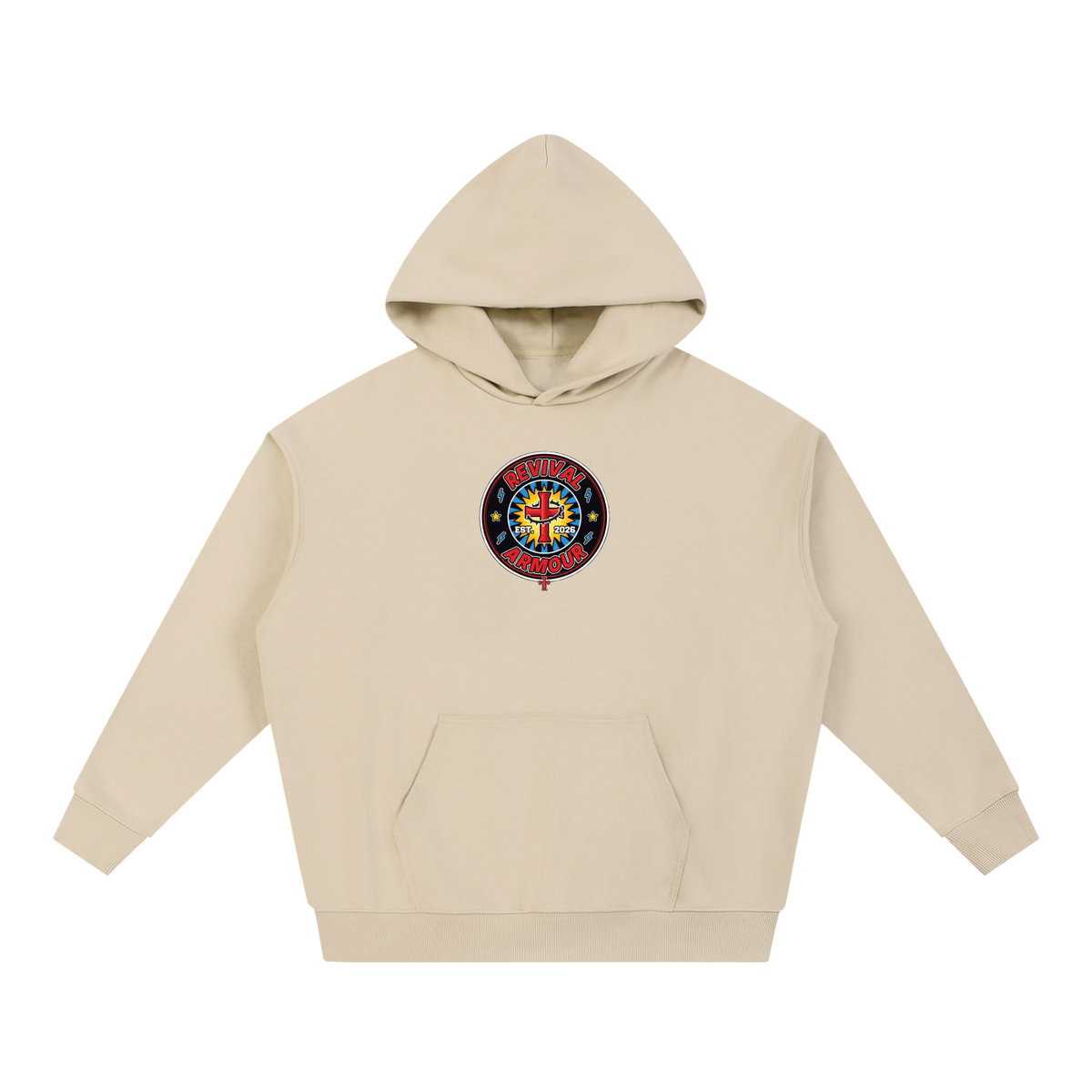 REVIVAL EST. 2026 ARMOUR JESUS DIED FOR OUR SINS Hoodie