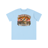 JESUS SUFFERED SEVERE PHYSICAL TRAUMA AND YOUR LAUGHING AND MOCKING HIM THOSE ROMAN AUTHORITIES ARE NOT MY FRIENDS I'M MOST DEF GOING HOME NO INSPIRED BY MARK 1:15. youth T-shirt